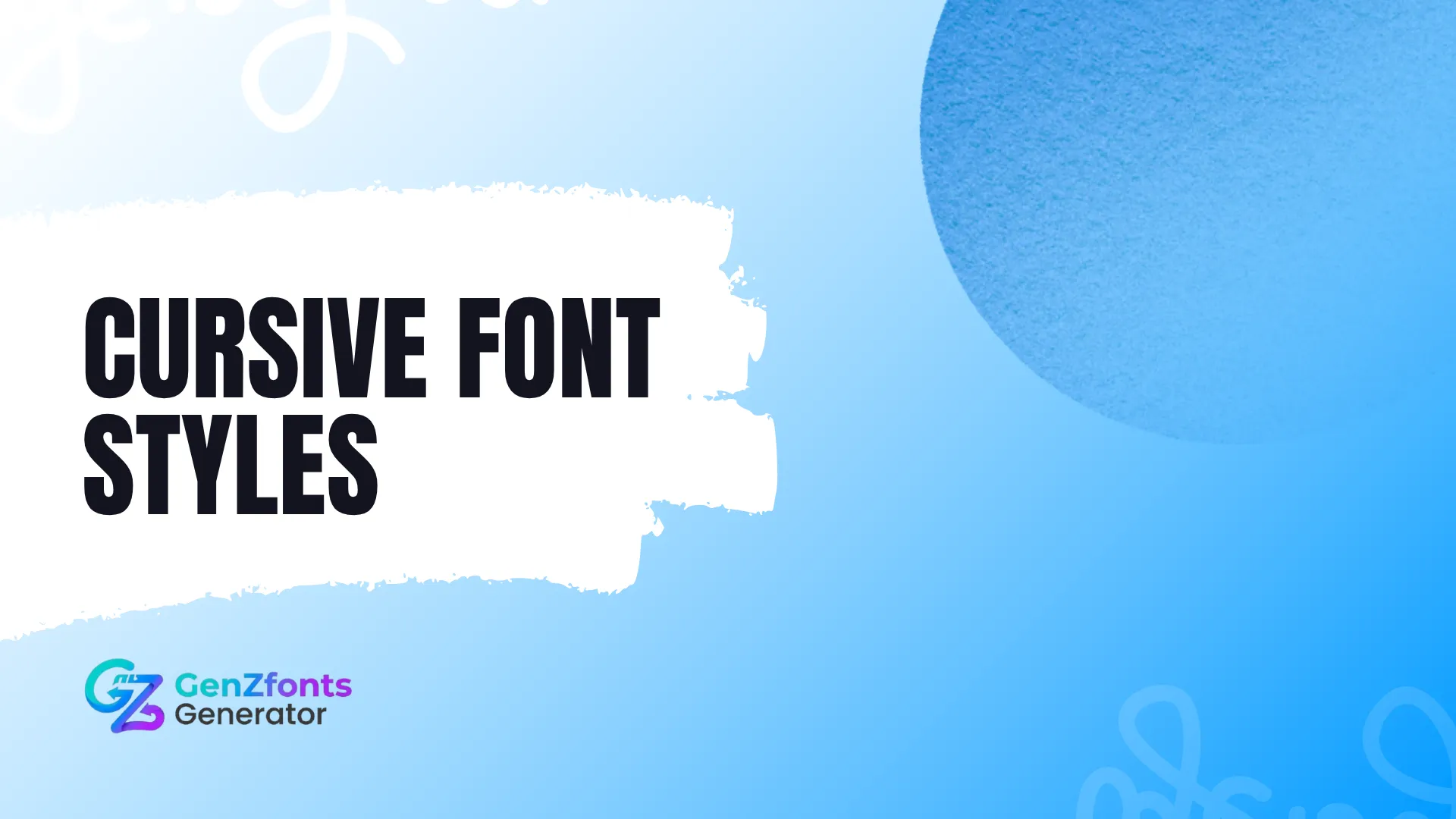 Cursive Font Styles for Names, Quotes and Captions